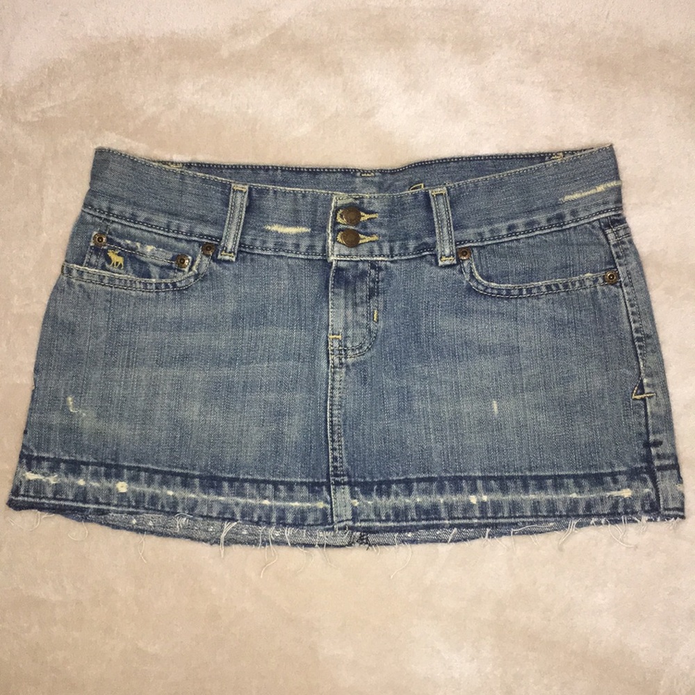 Vintage Abercrombie Jean Skirt Size 0